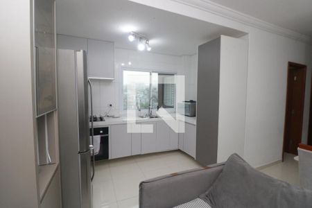 Sala/Cozinha de apartamento à venda com 2 quartos, 99m² em Santa Maria, Santo André