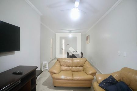 Sala de apartamento para alugar com 2 quartos, 70m² em Jardim Vitoria, Guarujá
