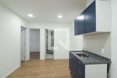 Sala/Cozinha/Área de Serviço de apartamento à venda com 2 quartos, 36m² em Limão, São Paulo
