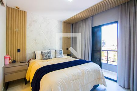Quarto 1 - Suíte de apartamento à venda com 3 quartos, 180m² em Vila Assunção, Santo André