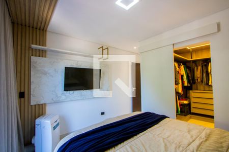 Quarto 1 - Suíte de apartamento à venda com 3 quartos, 180m² em Vila Assunção, Santo André