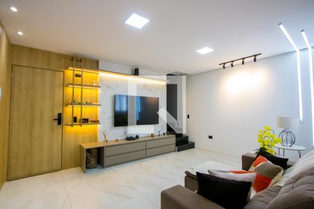 Sala de apartamento à venda com 3 quartos, 180m² em Vila Assunção, Santo André