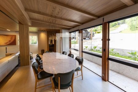 Sala de Jantar de casa de condomínio à venda com 4 quartos, 2117m² em Passárgada, Nova Lima