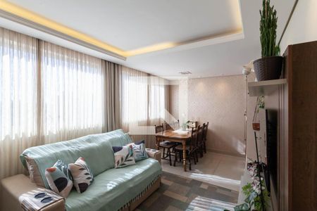 Sala de apartamento à venda com 3 quartos, 117m² em Planalto, Belo Horizonte