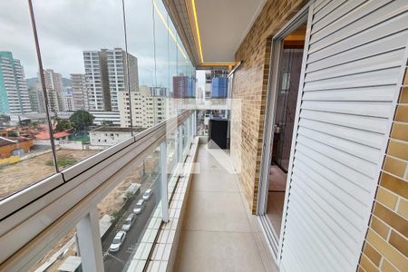 Varanda da Suíte 1 de apartamento para alugar com 2 quartos, 81m² em Canto do Forte, Praia Grande