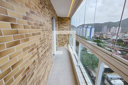 Varanda da Suíte 1 de apartamento para alugar com 2 quartos, 81m² em Canto do Forte, Praia Grande