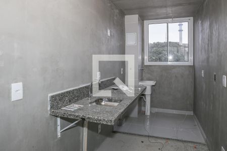 Sala e Cozinha de apartamento à venda com 2 quartos, 35m² em Barra Funda, São Paulo