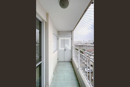Varanda da Sala de apartamento para alugar com 1 quarto, 32m² em Belenzinho, São Paulo