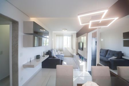 sala de apartamento à venda com 2 quartos, 59m² em Buritis, Belo Horizonte