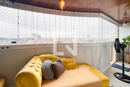 Sacada de apartamento à venda com 3 quartos, 107m² em Jardim do Mar, São Bernardo do Campo