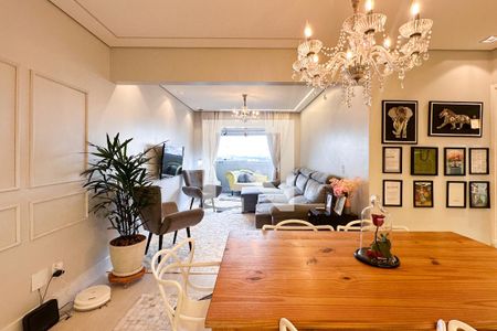 Sala de apartamento à venda com 3 quartos, 107m² em Jardim do Mar, São Bernardo do Campo