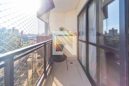 Varanda da Sala de apartamento à venda com 3 quartos, 148m² em Vila Alzira, Santo André