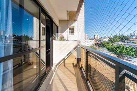 Varanda da Sala de apartamento à venda com 3 quartos, 148m² em Vila Alzira, Santo André