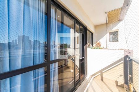Varanda da Sala de apartamento à venda com 3 quartos, 148m² em Vila Alzira, Santo André