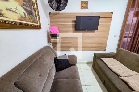 Sala de apartamento para alugar com 1 quarto, 47m² em Aviação, Praia Grande