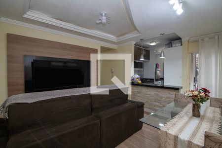 Sala de apartamento para alugar com 3 quartos, 68m² em Loteamento Adventista Campineiro, Hortolândia