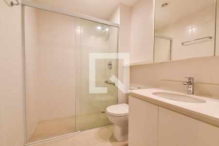 Banheiro de kitnet/studio para alugar com 1 quarto, 29m² em Paraíso, São Paulo