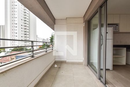 Varanda de kitnet/studio para alugar com 1 quarto, 44m² em Paraíso, São Paulo