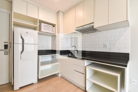 Sala/cozinha de apartamento para alugar com 1 quarto, 31m² em Paraíso, São Paulo