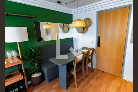 Detalhe Sala  de apartamento para alugar com 1 quarto, 62m² em Vila Andrade, São Paulo