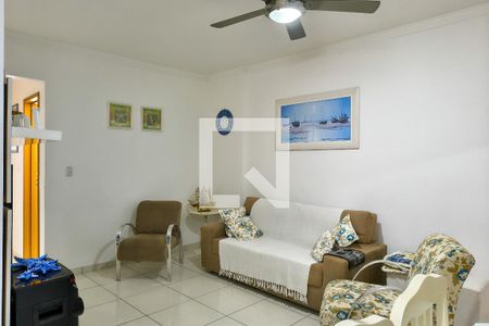 Sala de apartamento para alugar com 3 quartos, 104m² em Canto do Forte, Praia Grande