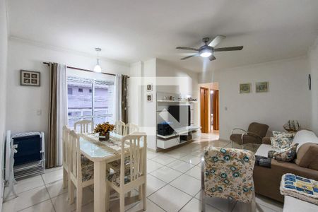 Sala de apartamento para alugar com 3 quartos, 104m² em Canto do Forte, Praia Grande