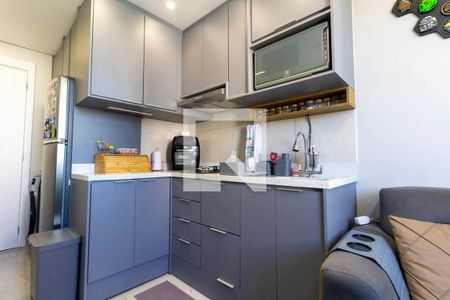Sala, Cozinha e Área de Serviço de apartamento para alugar com 1 quarto, 25m² em Jardim America da Penha, São Paulo