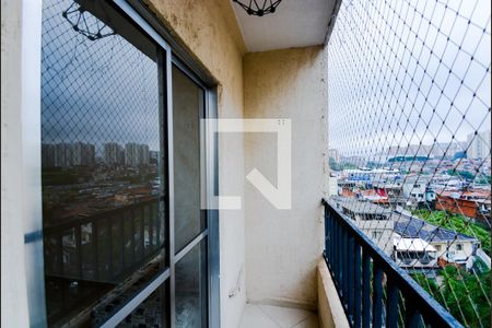 Varanda da Sala de apartamento à venda com 2 quartos, 60m² em Vila Imaculada, Guarulhos