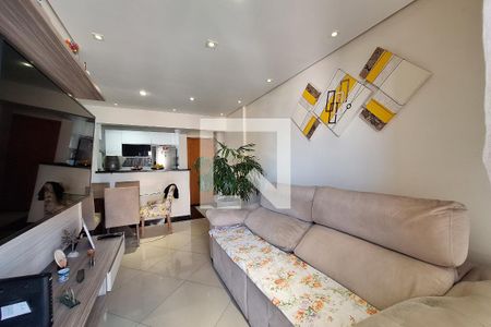 Sala  de apartamento à venda com 2 quartos, 63m² em Vila Príncipe de Gales, Santo André