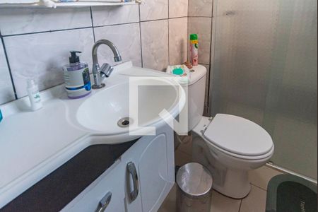 Banheiro de apartamento à venda com 2 quartos, 45m² em Vila Aquilino, Santo André