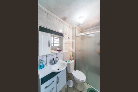 Banheiro de apartamento à venda com 2 quartos, 45m² em Vila Aquilino, Santo André
