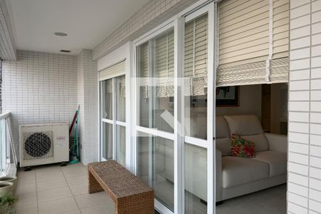 Varanda da Sala e Quarto de apartamento para alugar com 2 quartos, 90m² em Gonzaga, Santos