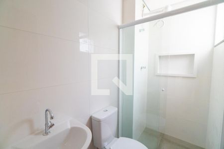 Banheiro da Suíte de apartamento para alugar com 1 quarto, 26m² em Jardim Oriental, São Paulo