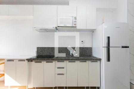 Cozinha de kitnet/studio para alugar com 1 quarto, 28m² em Tatuapé, São Paulo