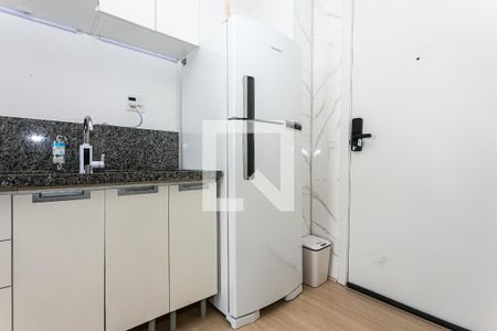 Cozinha - Geladeira de kitnet/studio para alugar com 1 quarto, 28m² em Tatuapé, São Paulo