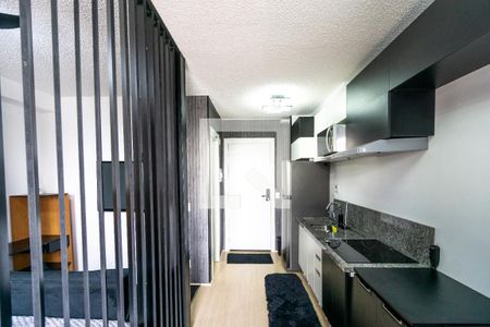 Sala quarto e cozinha de apartamento para alugar com 1 quarto, 28m² em Tatuapé, São Paulo