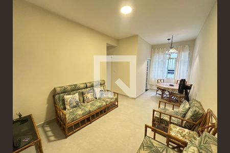 Sala de apartamento para alugar com 1 quarto, 47m² em Itararé, São Vicente