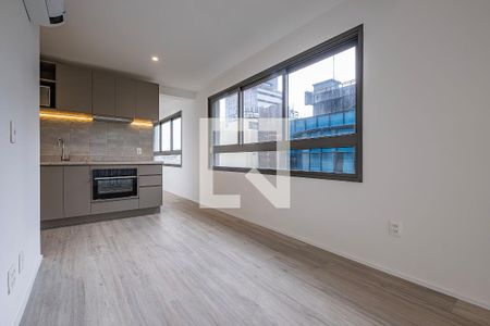 Sala/Cozinha de apartamento para alugar com 2 quartos, 64m² em Cerqueira César, São Paulo