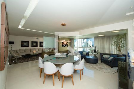 Sala de apartamento à venda com 4 quartos, 199m² em Belvedere, Belo Horizonte