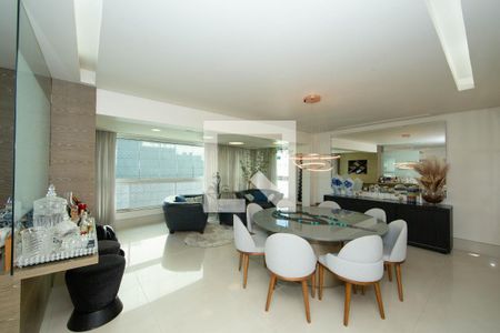 Sala de apartamento à venda com 4 quartos, 199m² em Belvedere, Belo Horizonte