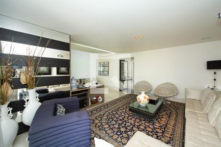 Sala de apartamento à venda com 4 quartos, 199m² em Belvedere, Belo Horizonte