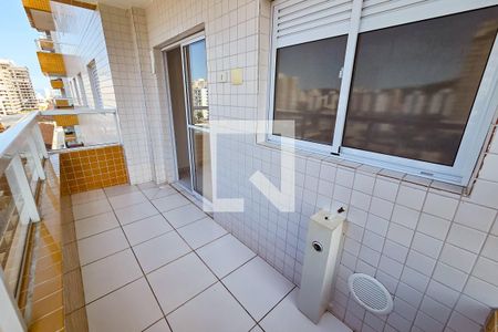 Varanda de apartamento para alugar com 2 quartos, 57m² em Boqueirão, Praia Grande
