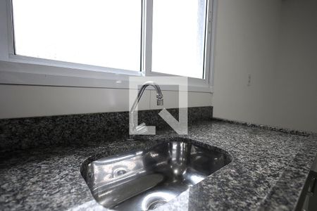 Sala, Cozinha, Quarto de apartamento para alugar com 1 quarto, 48m² em Vila Humaita, Santo André
