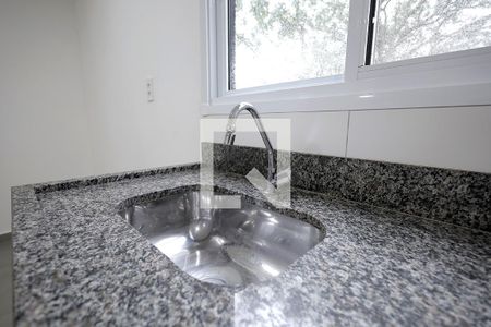 Sala, Cosinha, Quarto de apartamento para alugar com 1 quarto, 48m² em Vila Humaita, Santo André