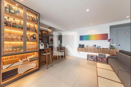 Sala de apartamento para alugar com 2 quartos, 110m² em Campo Belo, São Paulo