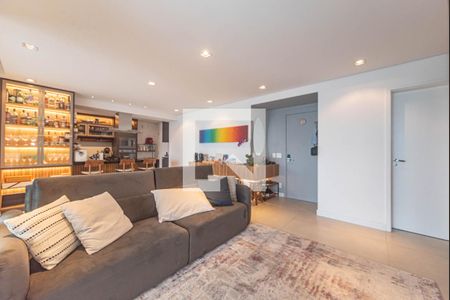 Sala de apartamento para alugar com 2 quartos, 110m² em Campo Belo, São Paulo