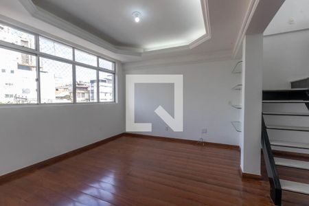 Sala de apartamento à venda com 4 quartos, 260m² em União, Belo Horizonte