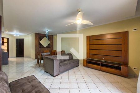 Sala de apartamento para alugar com 3 quartos, 123m² em Canto do Forte, Praia Grande