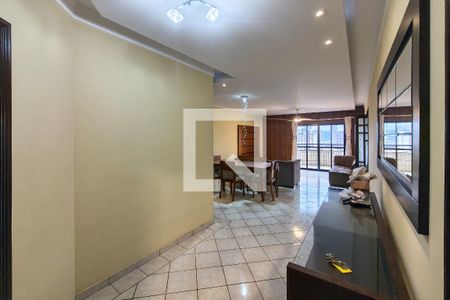 Sala de apartamento para alugar com 3 quartos, 123m² em Canto do Forte, Praia Grande