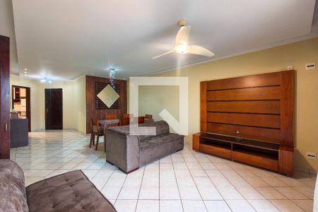 Sala de apartamento para alugar com 3 quartos, 123m² em Canto do Forte, Praia Grande